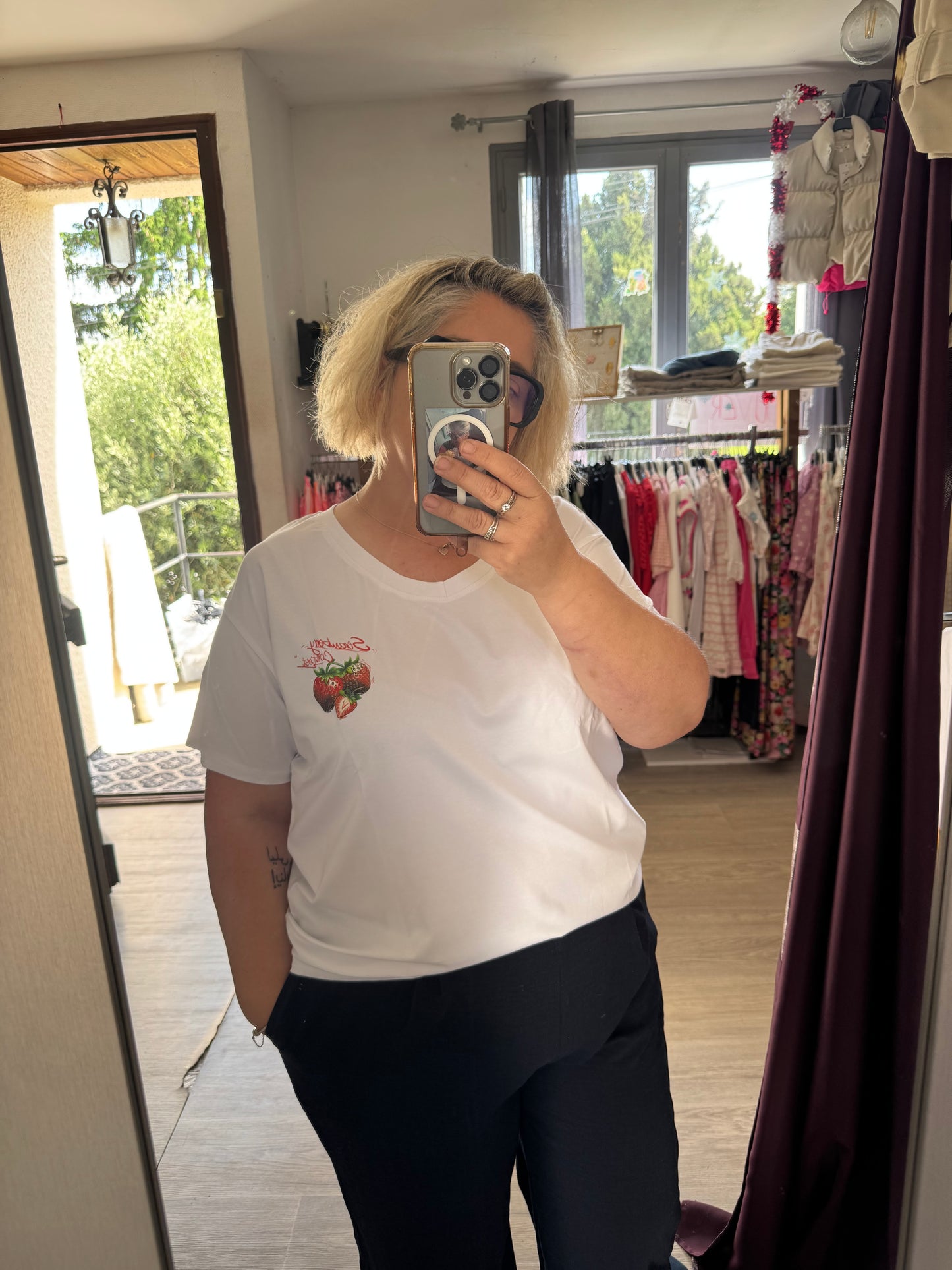 T shirt fraise