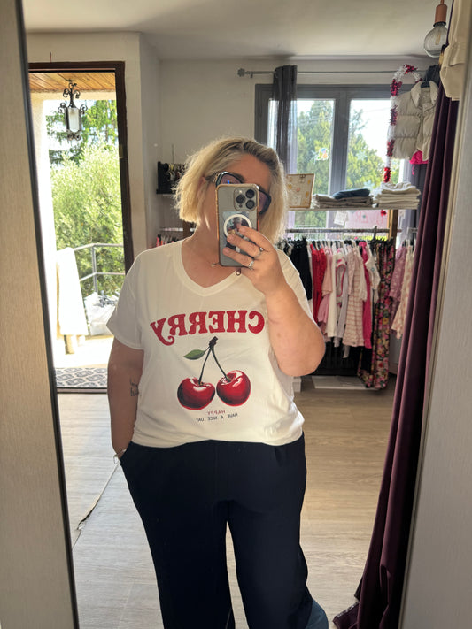 T shirt cerise